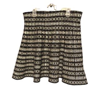 Not for sale. Cynthia Rowley black and white knit skirt. Size Large.